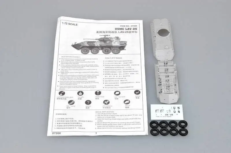 Trumpeter 1/72 07268 USMC LAV-25 Light Armored Vehicle | Игрушки и хобби