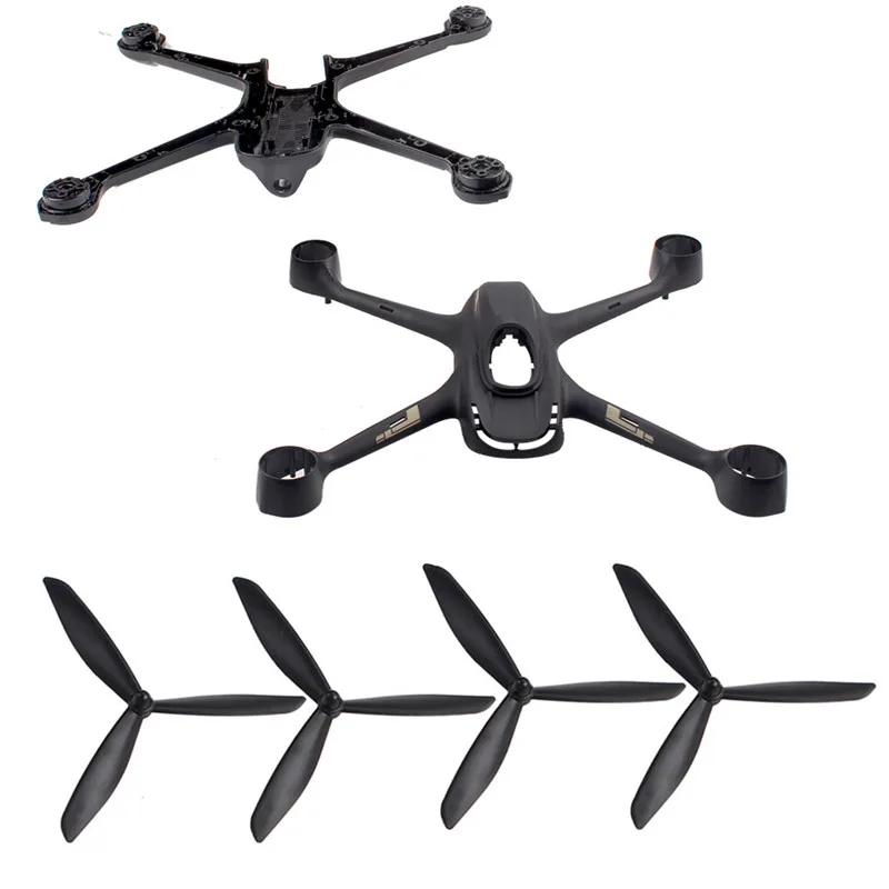 

Body Cover Shell with 3-blade Propeller Props for Hubsan H501S RC Drone Quadcopter Multiple Combinations Parts Accs