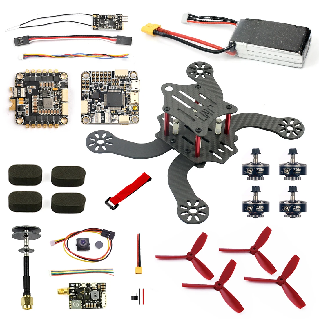 194 мм Радиоуправляемый гоночный Дрон с видом от первого лица мини F4 Pro OSD RC Quadcopter 4 в