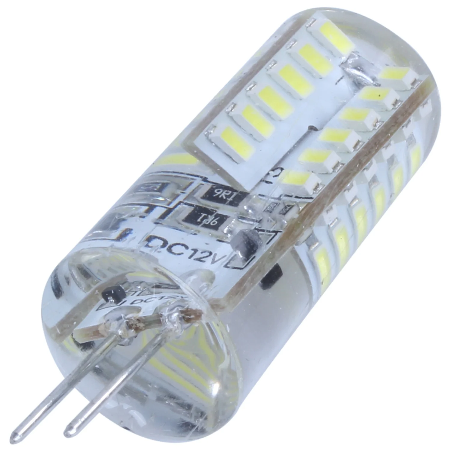 10 шт. G4 3 Вт светодиодный светильник лампа 3014 SMD DC 12V 6000 7000K холодный белый