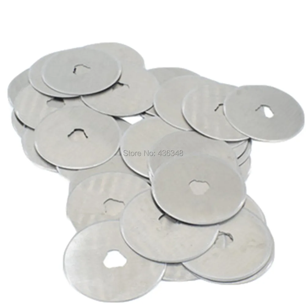 

30pcs 28mm Rotary Cutter Blade Quilters Sewing Fabric Leather Craft Vinyl Paper Rotary Cutter Blades Craft Cutting Mat