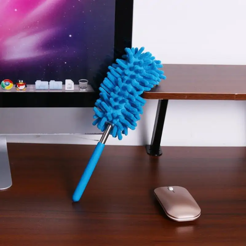 Scalable Duster Clean Brush Desktop Cleaning Telescopic Dusters Chenille | Дом и сад