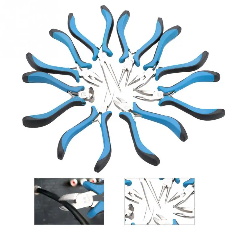 8 видов инструментов для ремонта ювелирных изделий стальные плоскогубцы кусачки