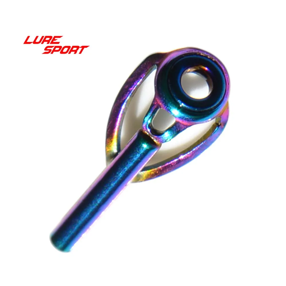 LureSport 4 шт. LG Top guide Rainbow frame голубое кольцо guidefishing rod repair Rod Building component Repair DIY