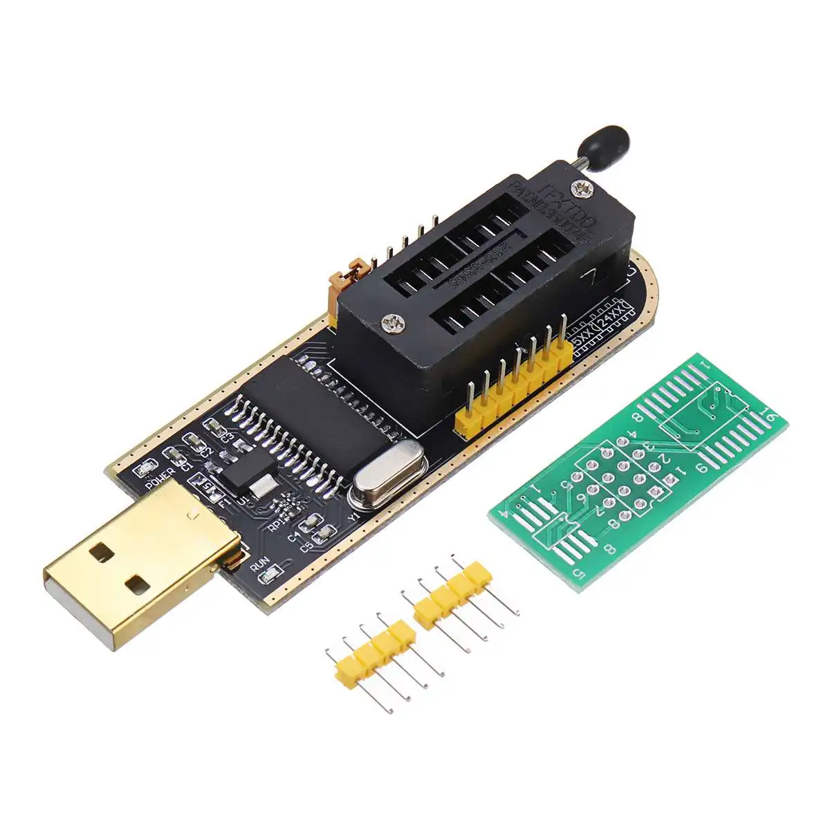 CH341A 24 25 серии EEPROM флэш-память биос USB программатор+ SOIC8 SOP8 Клип адаптер модуль