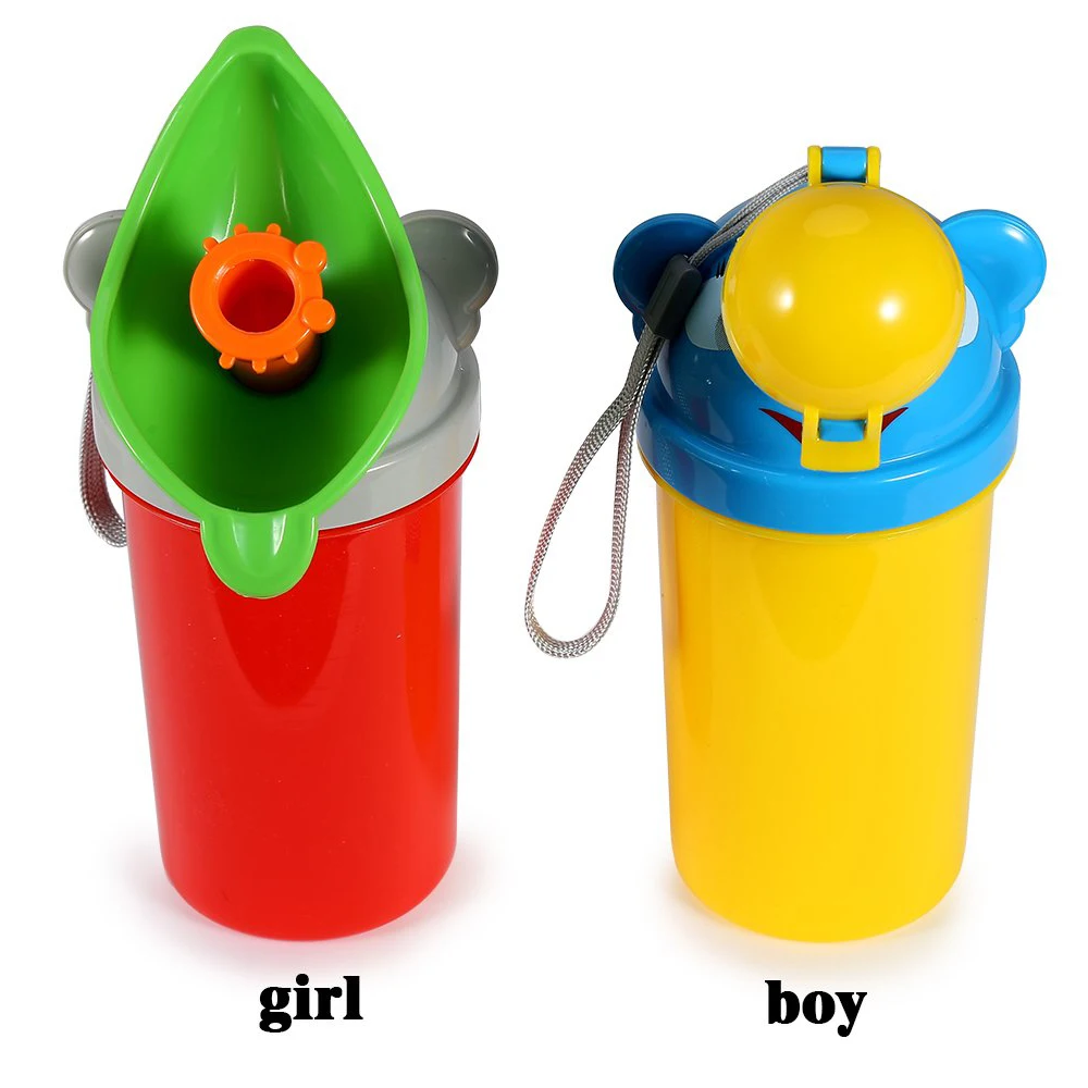 Портативный удобный дорожный милый ребенок писсуар Детский горшок для девочек и