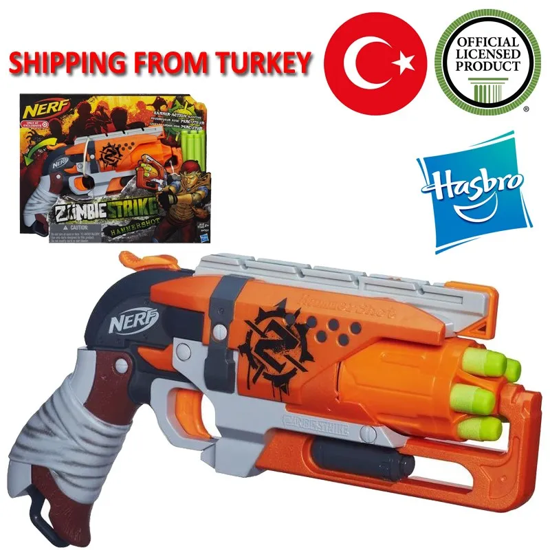 Nerf Zombie Strike Hammershot Blaster Hasbro A4325|Игрушечное оружие| |