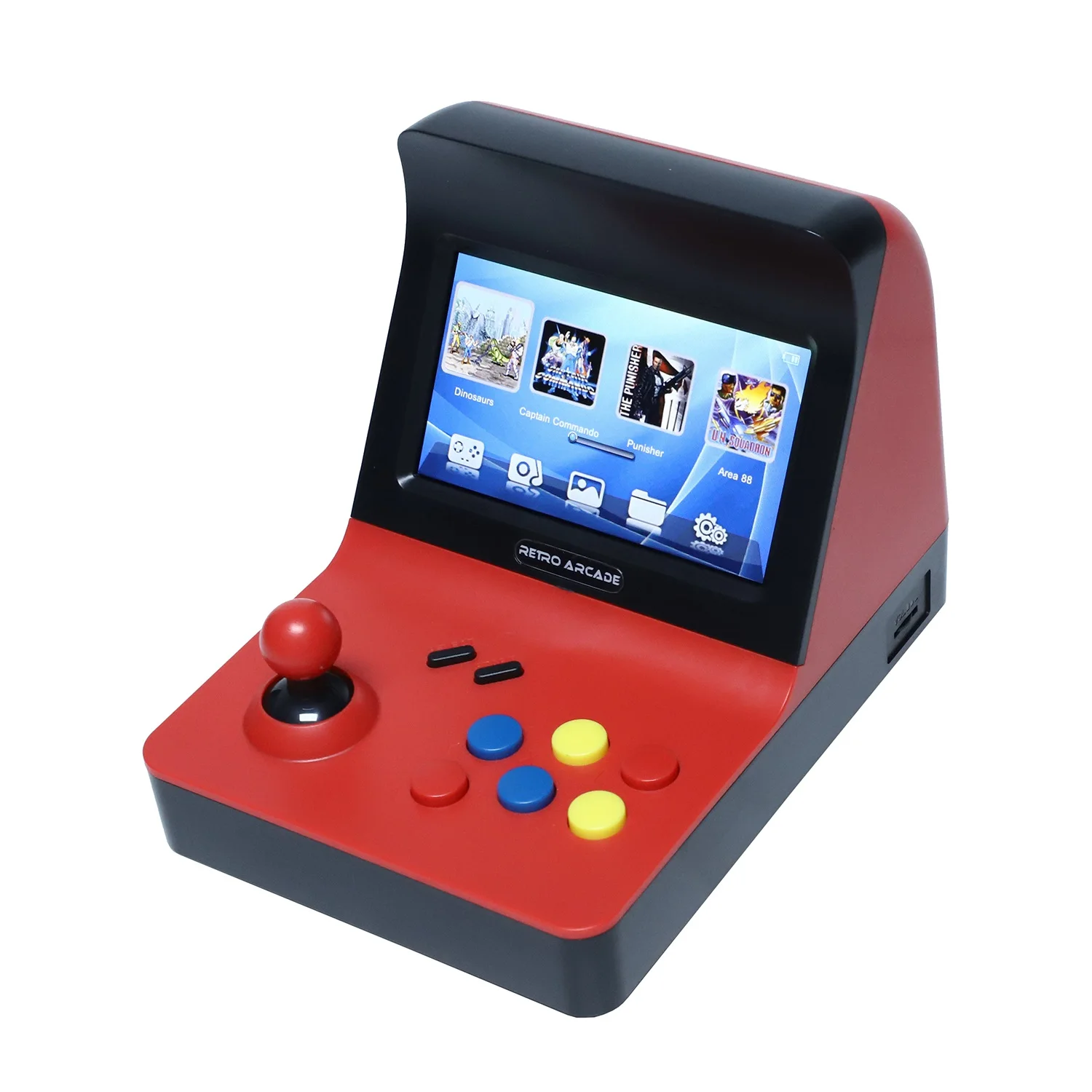 Powkiddy A8 Ретро аркадная консоль игровая машина встроенный 3000 классические игры