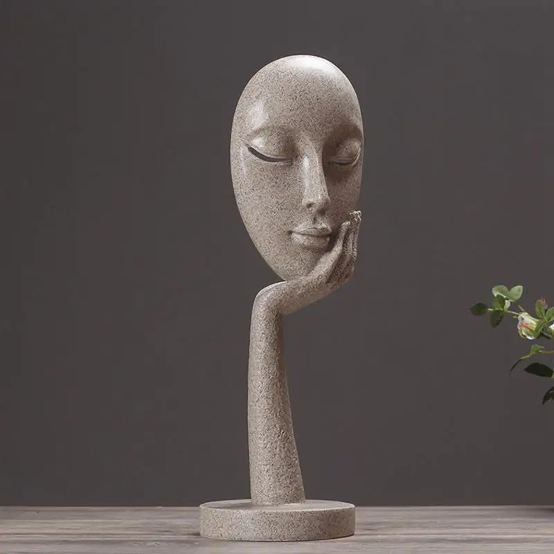 Нордическая Современная Минималистичная модель лица женщины мягкое украшение