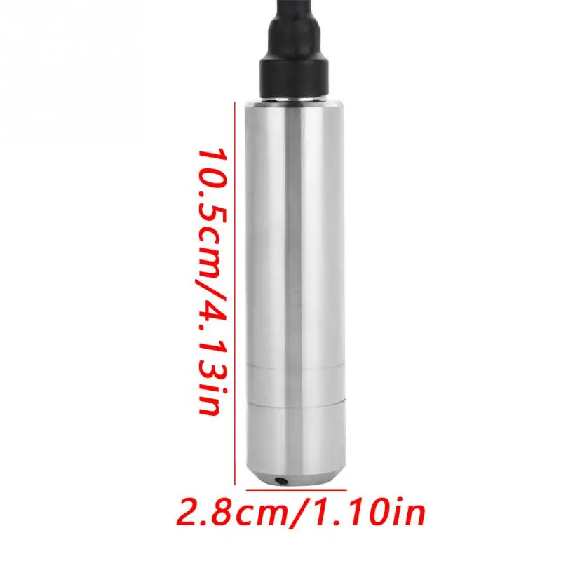 Sensor de nivel de líquido DC24V 4-20mA, para detección de rango de 0 a 5m, Sensor de líquido de herramienta de profundidad con transmisor de nivel de cable de 6m