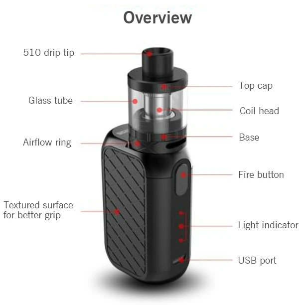 Оригинал Digiflavor Ubox TC коробка мод комплект с 1700 mAh/28 W/0 5 ohm/2 2 мл танк атомайзер для