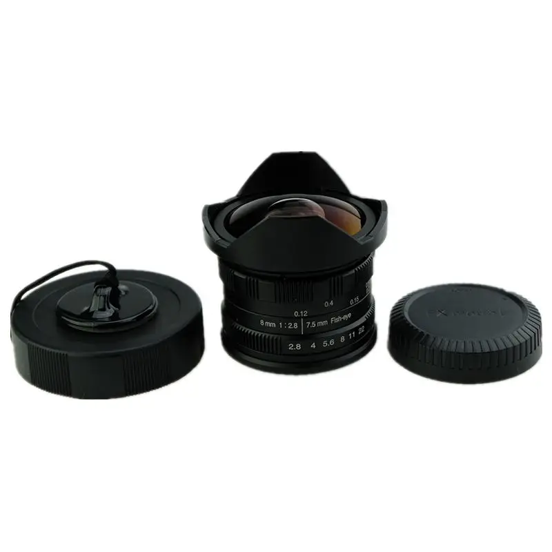 7 5 мм F2.8 ручной Fisheye объектив для цифровой фотокамеры Fuji Камера X-T2 X-T10 X-E1 X-E2 X-A2 |