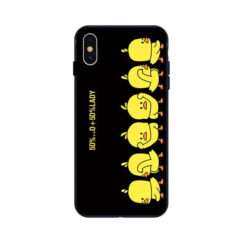 Горячие Ins мультфильм мягкий силиконовый чехол для iPhone 6 6s 7 8 Plus Модный узор
