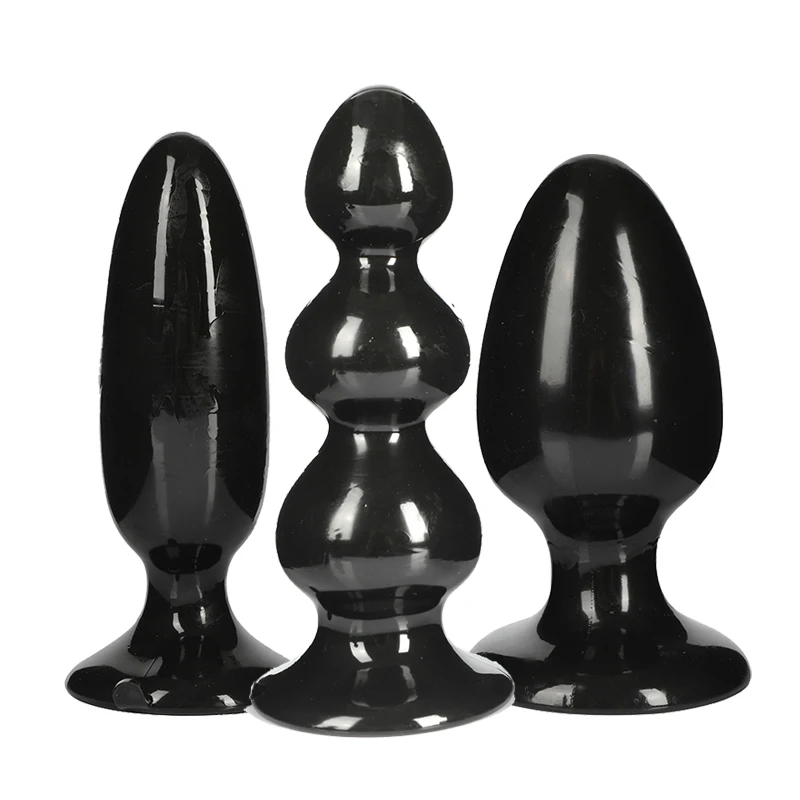 Smooth Anal Beads Silicone Butt Plug Gay Adult Sex Toys for Man Woman Anus Prostate Massage Dildo Masturbator Dilator | Красота и