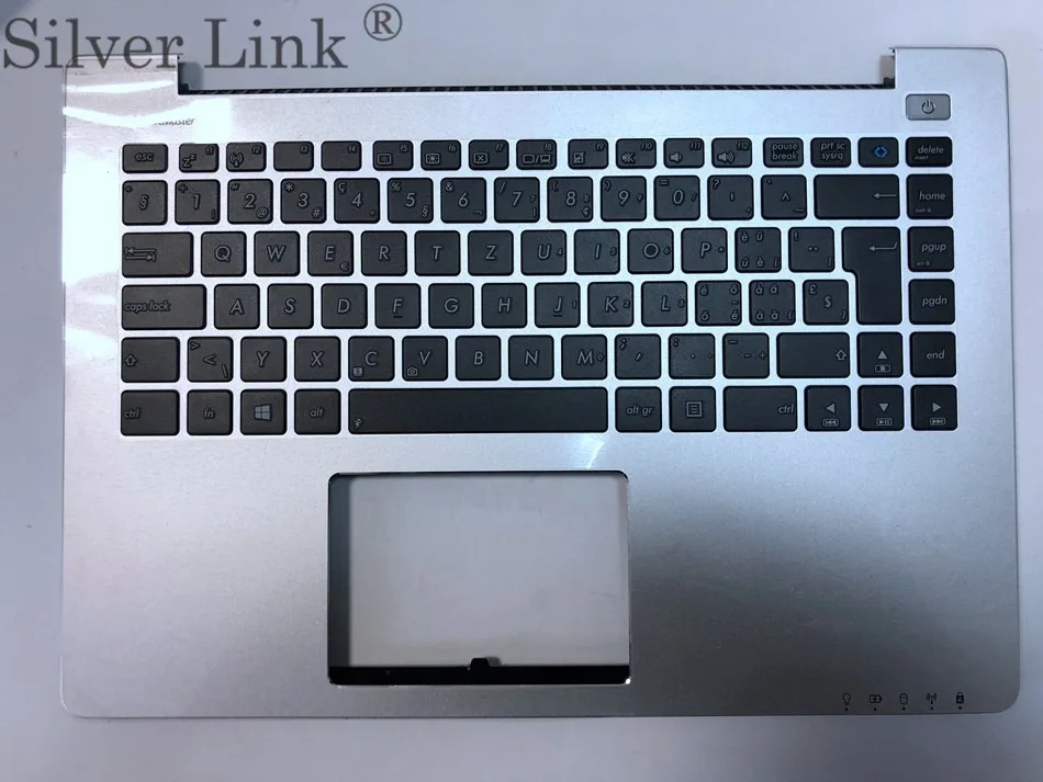 Швейцарская Клавиатура для ноутбука Asus S400 S400C S400CA S400E с верхним покрытием