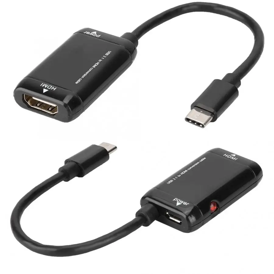 USB C Тип к HDMI адаптер 3 1 кабель для MHL Android телефон планшет в продаже| |