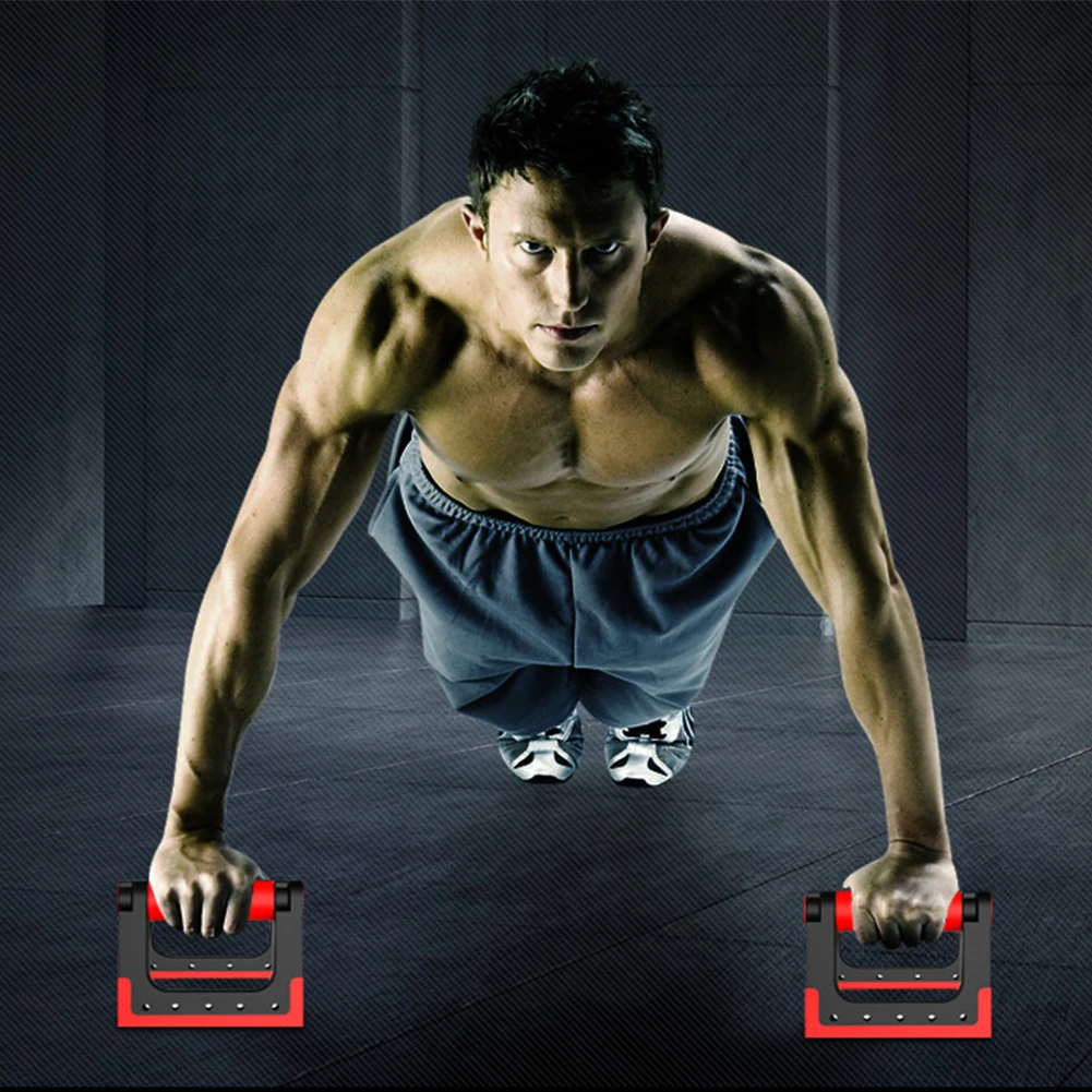1 пара Тренажерный Зал Push Up Стенд грудь упражнения руки Pushup бары рамки фитнес