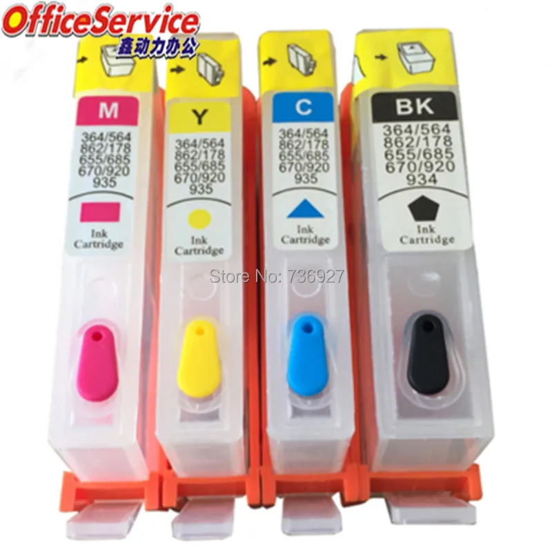 

Перезаправляемый картридж для принтера HP 670 HP 670 670xl, для принтера Deskjet ink Advantage 3525 4615 4620 4625 5525 6526 с чипом