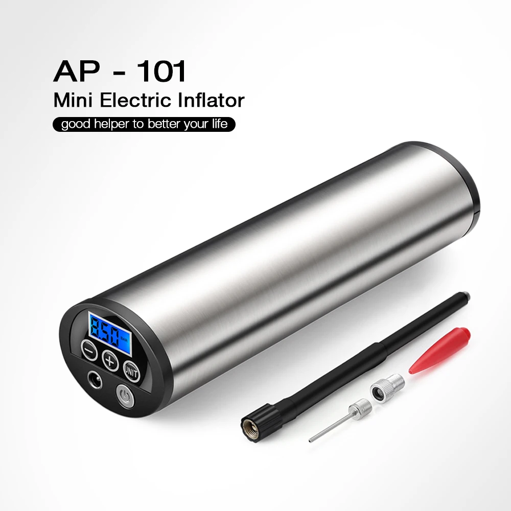 Zeepin AP 101 Мини Электрический надувной насос с монитором давления в шинах 2 1