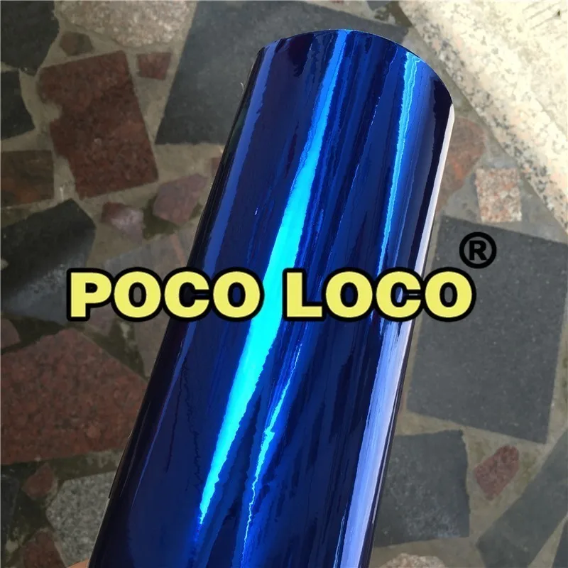 

Dark Bue Car Chrome Mirror Vinyl Wrap Film Sticker Electro Coating Car Body Wrapping Motorcycle Automobiles