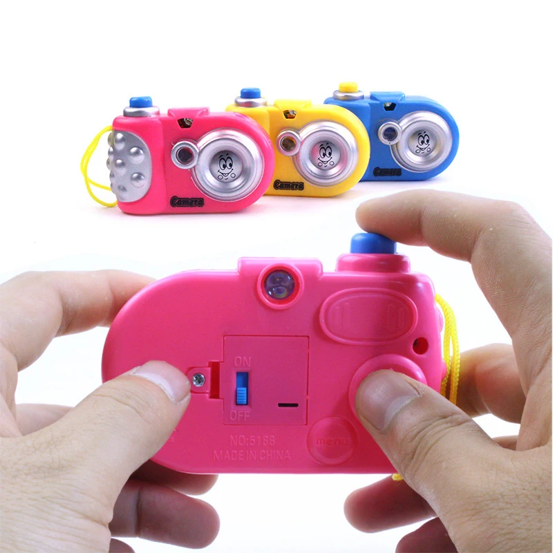 

Mini Baby Kid Cartoon Learning Camera Projection Toy Baby Study Toy Kids Educational camera toys Enlightenment Gift