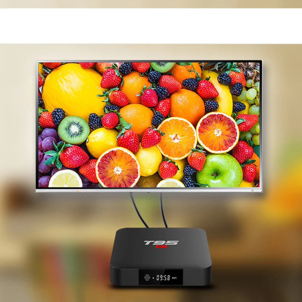 T95 S1 Smart Android 7 1 ТВ приставка Amlogic S905W ГБ 8 телеприставка четырехъядерный H.265 2 4G