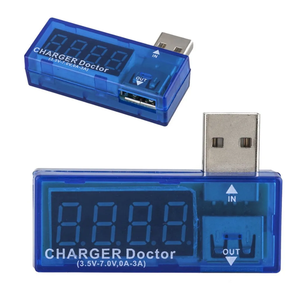 Мини USB тестер зарядное устройство Doctor Вольтметр Амперметр умная электроника