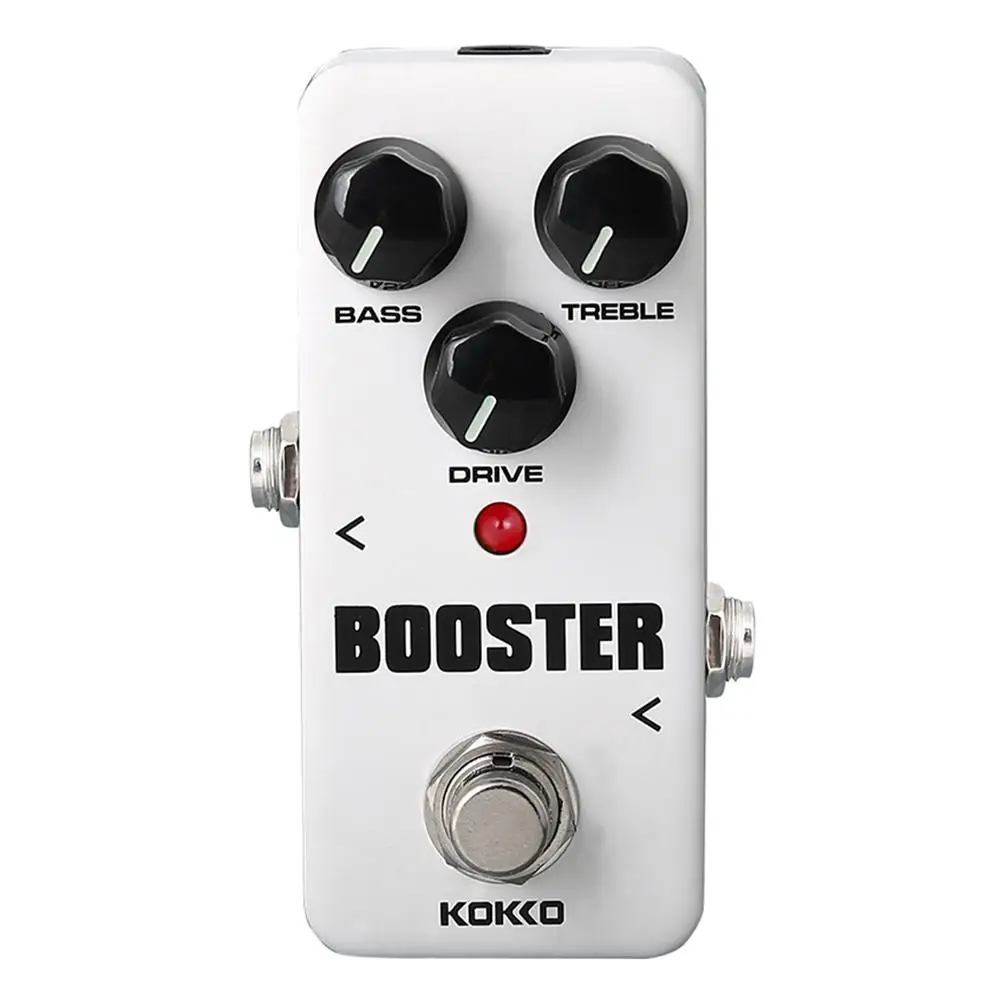 KOKKO Guitar Effect Pedal Guitarra Mini Overdrive Booster High-Power Tube Guitar Two Segment EQ Effect Device Accessories FBS-2