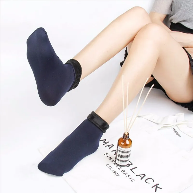 Женские зимние носки теплые толстые шерстяные модные для женщин 2019 Chaussettes Femme Hiver