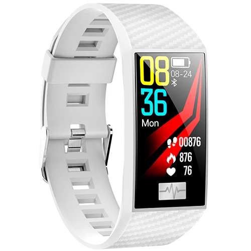 DT58 Водонепроницаемый Смарт Браслет IP68 ЭКГ Heart Rate крови Давление монитор IPS