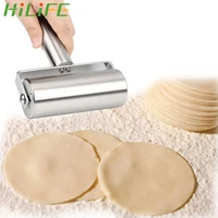 hilifel t shape stainless steel rolling pin cookies biscuit baking too dumpling pizza dough pastry roller bakeware accessories
