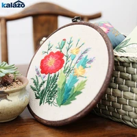 1pc beautiful flower diy 3d ribbons embroidery for beginner needlework practice kits cross stitch craft sewing supplies decor