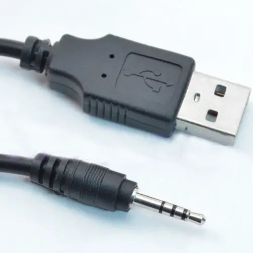 NoEnName_Nul Новый Перезаряжаемые USB до 2 5 мм 4-полюсный автоматический данных кабель