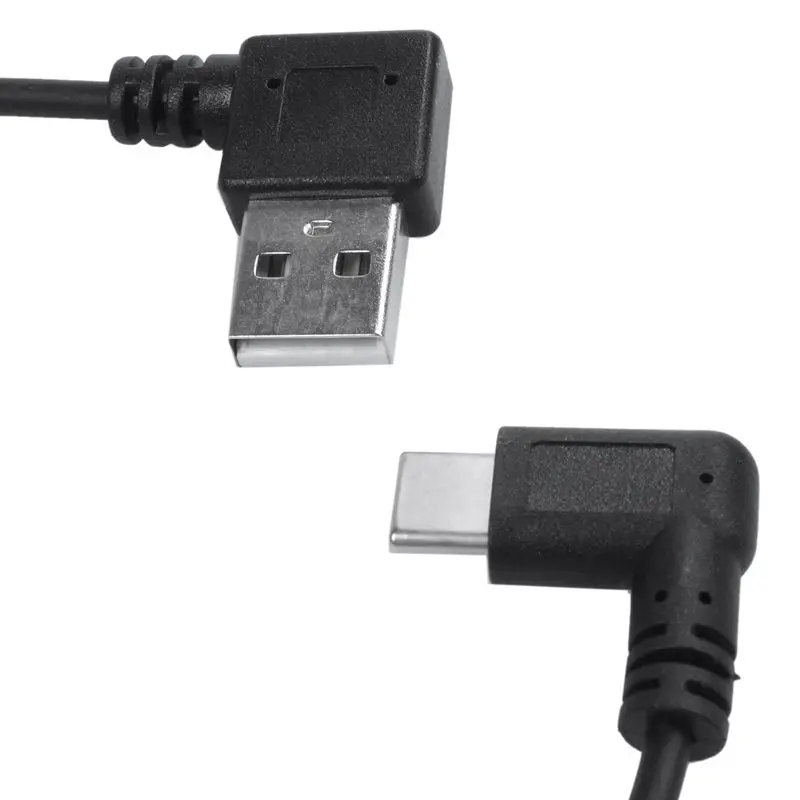 USB 90 градусов Мужской Micro кабель для зарядки данных изгиб левая Выдвижная