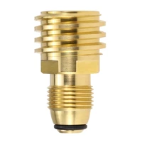 lixada propane tank adapter solid brass regulator valve safety pol tank convert to qcc1type1 for outdoor bbq stove