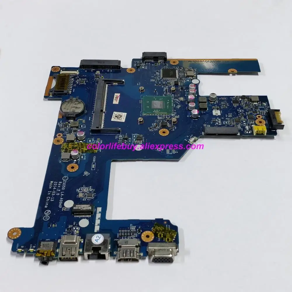 Оригинальная материнская плата для ноутбука 787810 001 501 601 UMA w N2840 CPU ZSO50 LA A994P HP 250/256