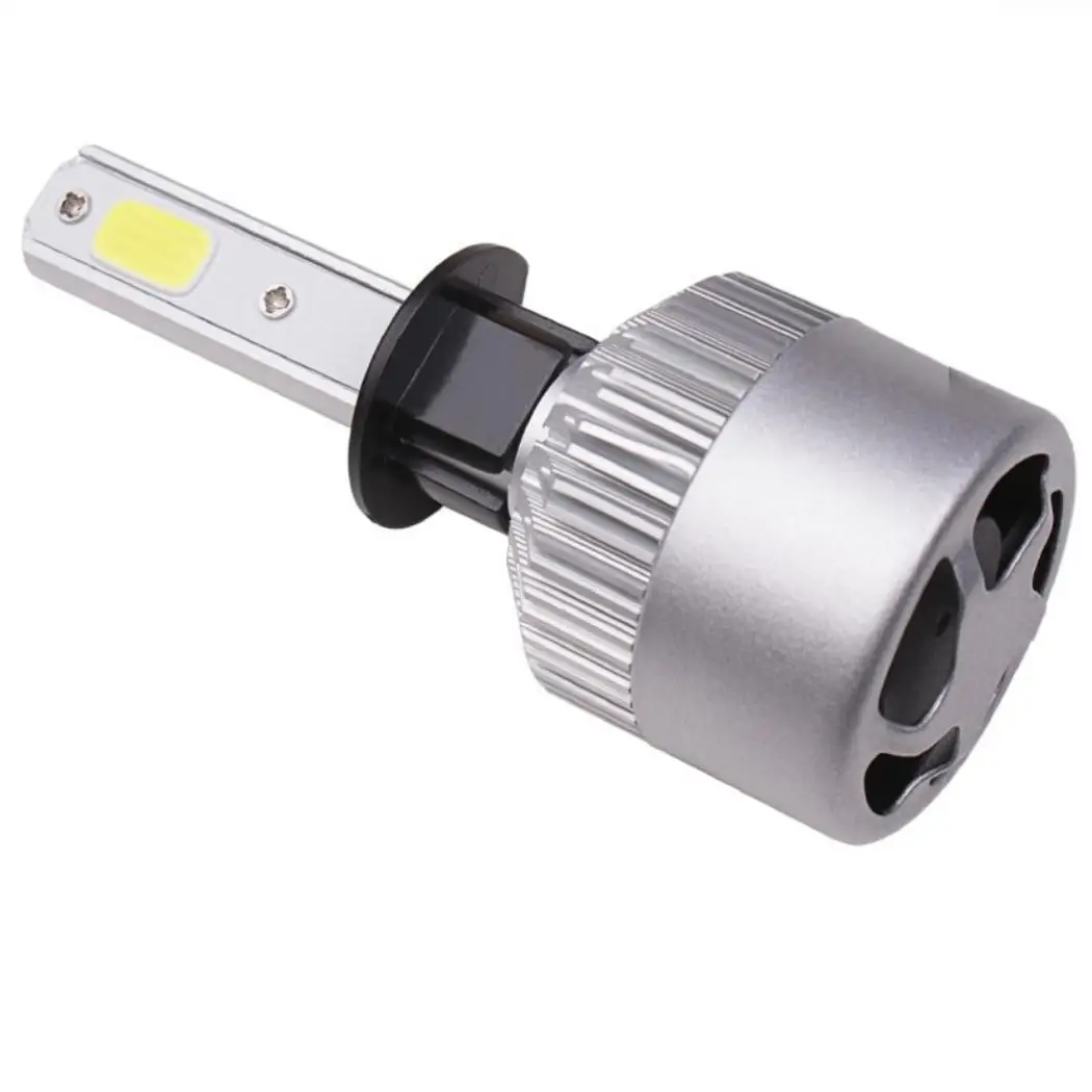 2 шт. H1 Автомобильные фары улучшенные S2 Led 4000LM 36W 6000K с мощными ЧИПАМИ COB