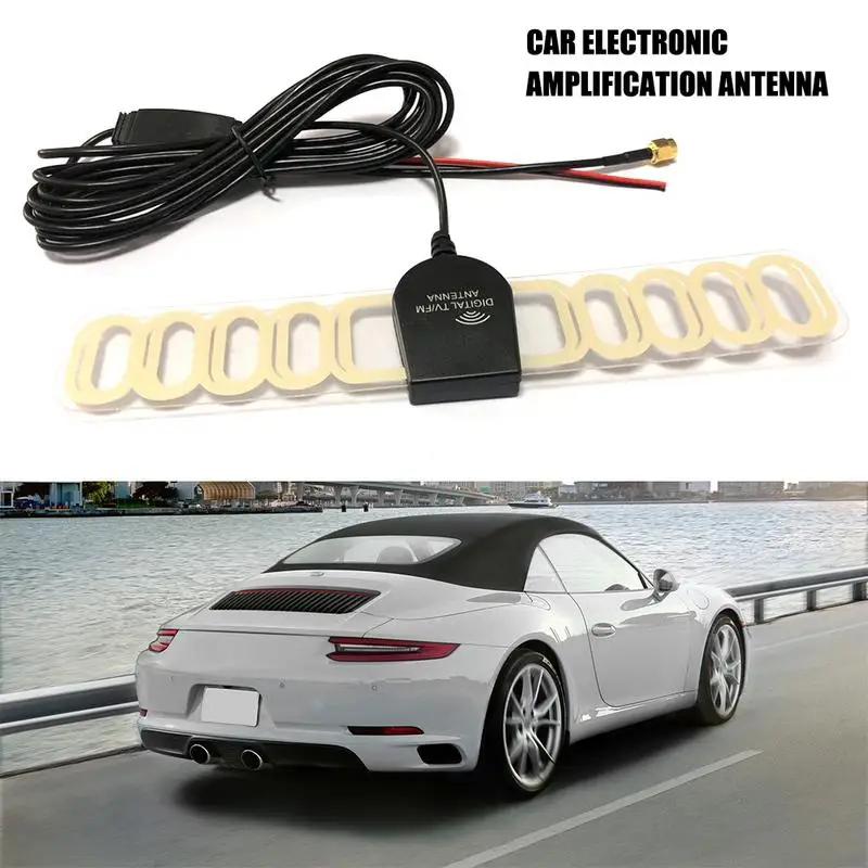 Автомобильное электронное усиление авто радио антенна FM ТВ сигнал приема