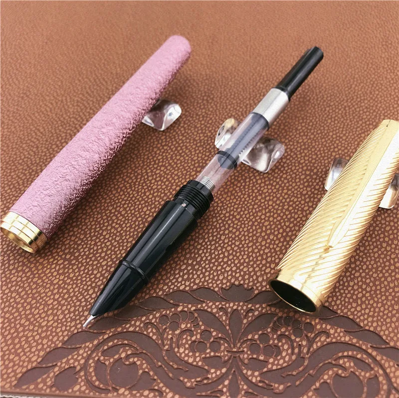 

MONTE MOUNT fountain pen High quality luxury metal INK pens business gift father teacher present 0.38mm 009