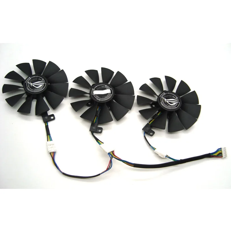 87 мм T129215SU T129215SM DC 12V 0.50AMP 4Pin 4 провода Охлаждающий вентилятор для ASUS GTX980Ti R9 390X390 GTX1070 Графика карты вентиляторы