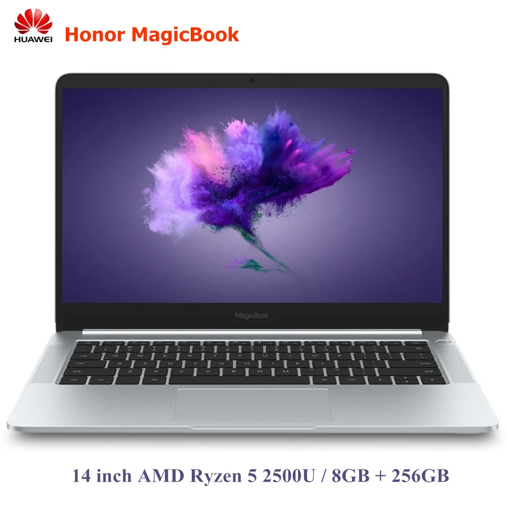 HUAWEI Honor MagicBook ноутбука 14 inch 1080 P Full HD Windows 10 AMD Ryzen 5 2500U 4 ядра Тетрадь 8 GB DDR4 256 ГБ SSD