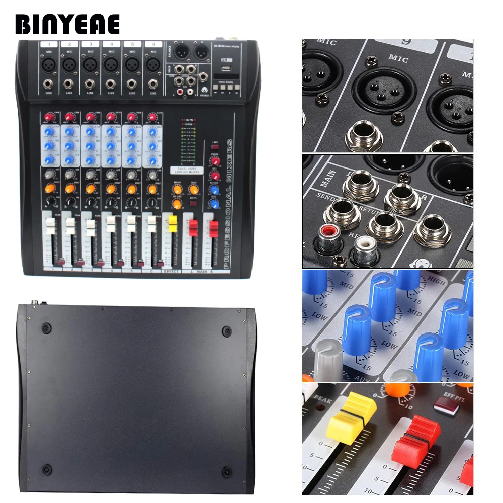 CT60S профессиональный звуковой микшер 6 каналов DJ |