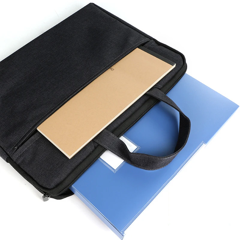Unisex Document Bags Business Briefcase Travel Organizer Pouch Folder Passport Holder Laptop Handbag Trip Notebook Accessories