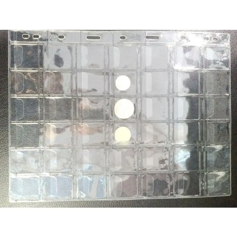 Коллекция монет с 42 карманами альбом листьями из мягкого ПВХ для коллекции