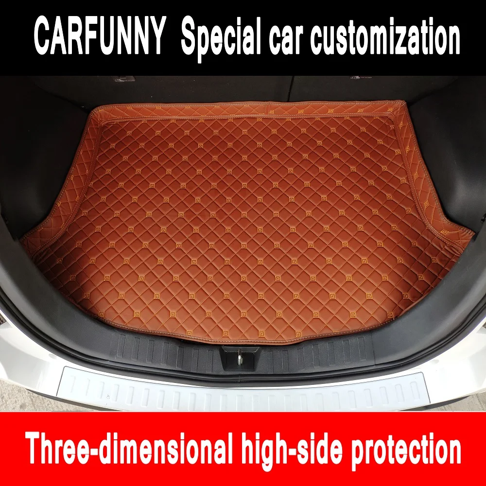 

Custom 100% fit car Trunk mats specially for Audi Q5 5D waterproof foot case car styling rugs good carpet liners