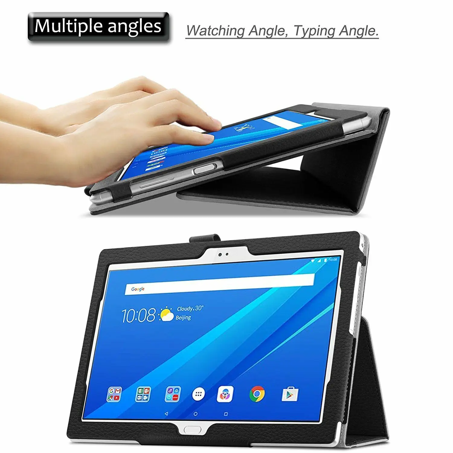 Чехол из искусственной кожи для Lenovo Tab 4 10 ТБ-X304L TB-X304F/N Plus TB-X704L/N умный чехол