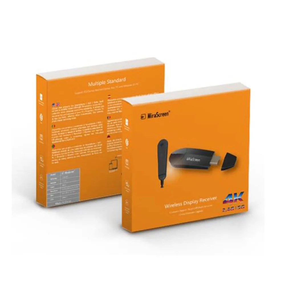 Mirascreen K6 HDMI Dongle 2,4G 4K Беспроводной Wi-Fi дисплей приемник 1080P HD tv Stick Miracast Airplay экран зеркальное отображение