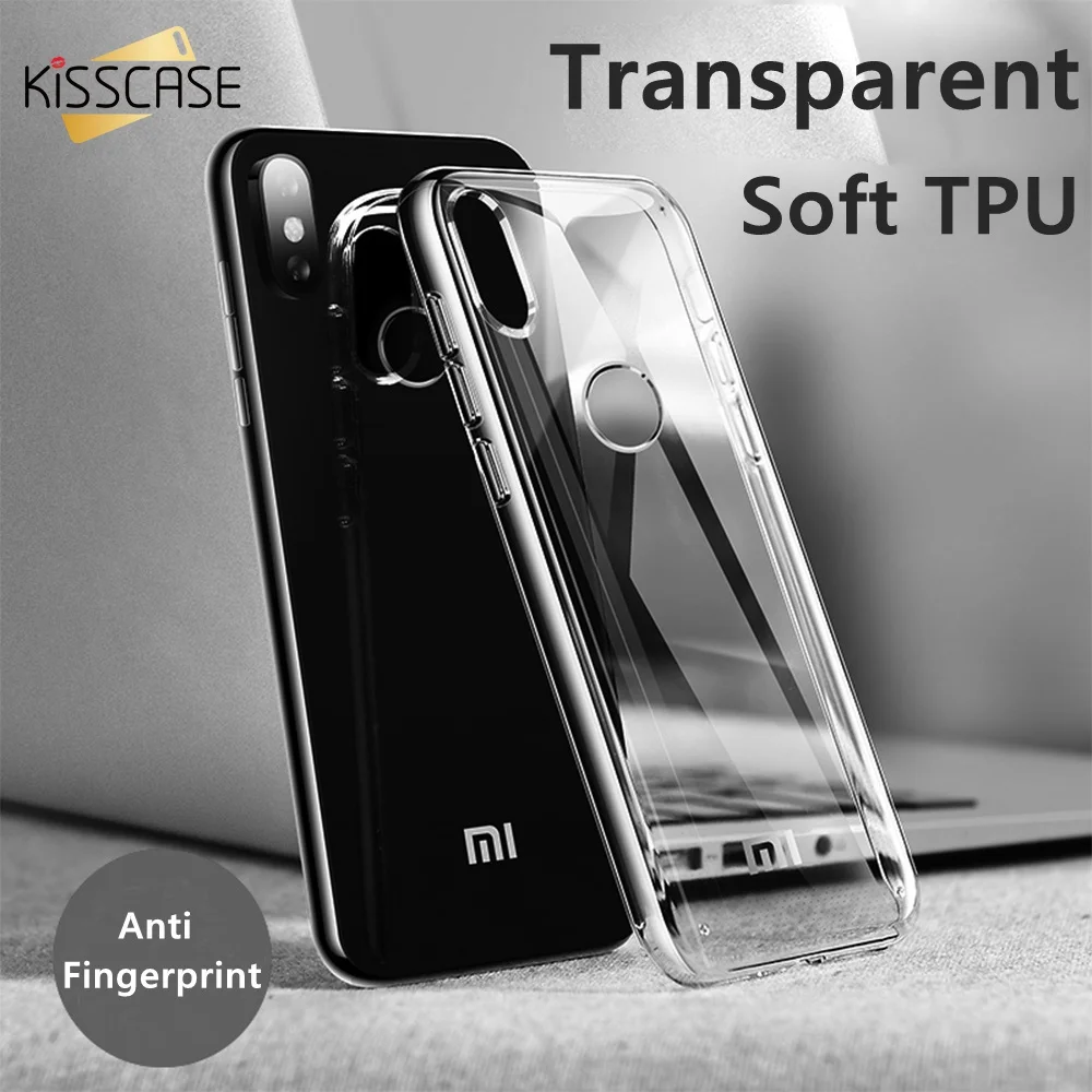 Прозрачный чехол KISSCASE HD для Xiaomi Redmi 4X Note A1 A2 5 Plus Ультра мягкий из ТПУ телефона Mi8 SE