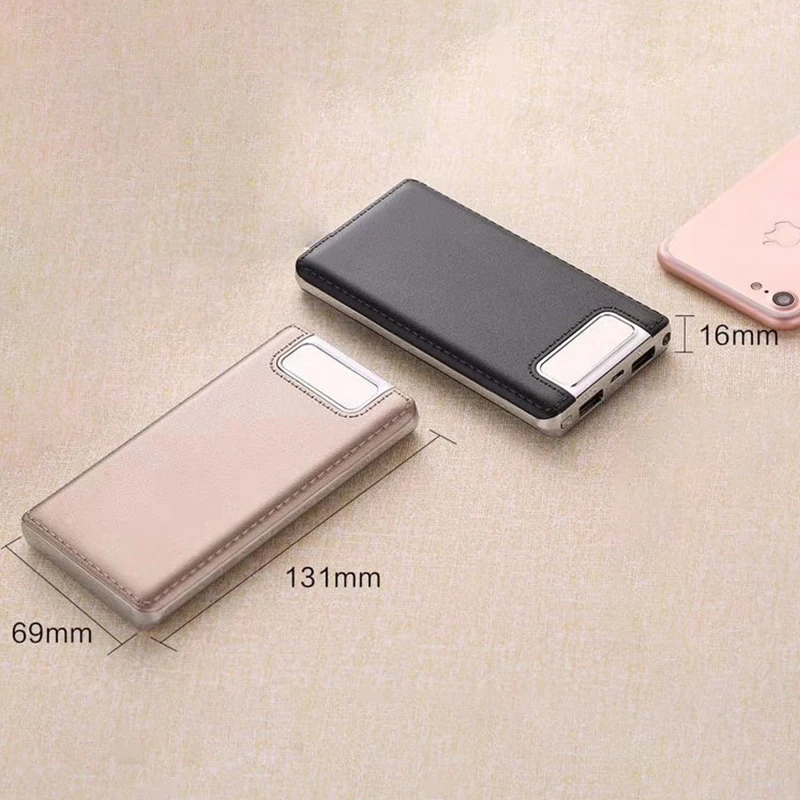 Запасные аккумуляторы для телефонов 20000 мАч dual USB ЖК дисплей внешний батарея
