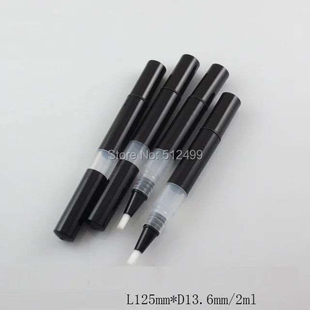 10/30/50/100pcs 2.5ml Empty black foundation liquid revolving nail oil pen essential cosmetic filling lip gloss | Красота и здоровье